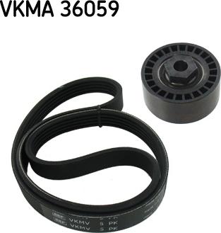 SKF VKMA 36059 - Ozubený klinový remeň - Sada parts5.com