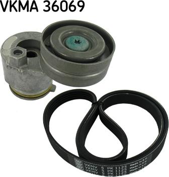 SKF VKMA 36069 - Hosszbordás szíj készlet parts5.com