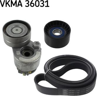 SKF VKMA 36031 - Sada žebrovaných klínových řemenů parts5.com