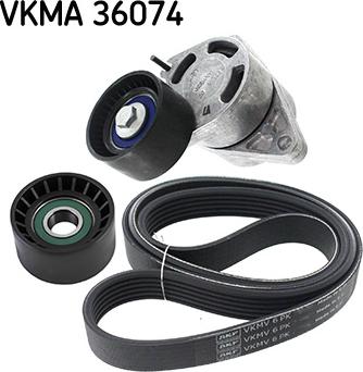 SKF VKMA 36074 - Set curea transmisie cu caneluri parts5.com