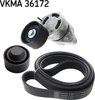 SKF VKMA 36172 - V-Ribbed Belt Set parts5.com