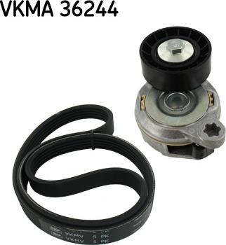 SKF VKMA 36244 - Set curea transmisie cu caneluri parts5.com