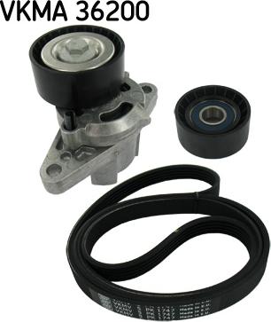 SKF VKMA 36200 - Set curea transmisie cu caneluri parts5.com