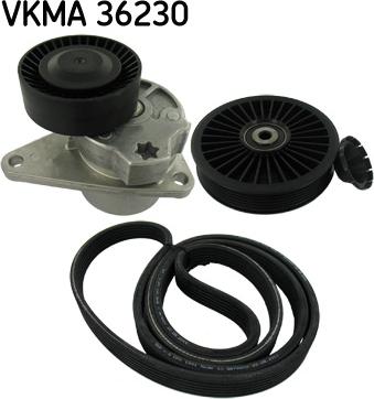 SKF VKMA 36230 - Set curea transmisie cu caneluri parts5.com