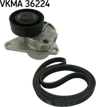 SKF VKMA 36224 - Set curea transmisie cu caneluri parts5.com