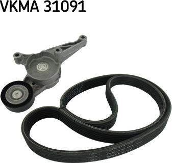 SKF VKMA 31091 - Keilrippenriemensatz parts5.com