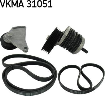 SKF VKMA 31051 - Σετ ιμάντων poly-V parts5.com