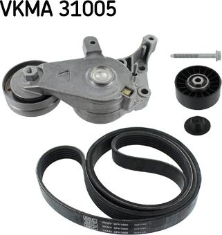 SKF VKMA 31005 - Komplet klinastog rebrastog remena parts5.com