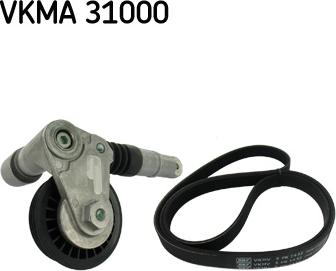 SKF VKMA 31000 - Комплект пистов ремък parts5.com