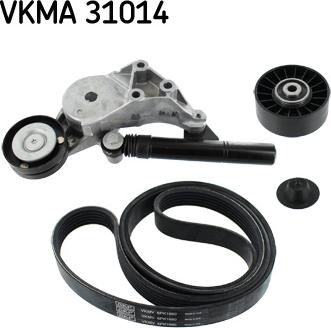 SKF VKMA 31014 - V-Ribbed Belt Set parts5.com