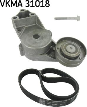 SKF VKMA 31018 - Ozubený klinový remeň - Sada parts5.com