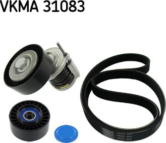 SKF VKMA 31083 - Sada žebrovaných klínových řemenů parts5.com