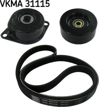 SKF VKMA 31115 - V-Ribbed Belt Set parts5.com