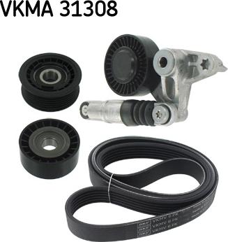 SKF VKMA 31308 - Hosszbordás szíj készlet parts5.com