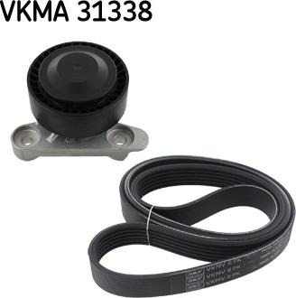 SKF VKMA 31338 - Komplet rebrastega jermena parts5.com