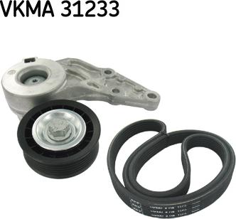 SKF VKMA 31233 - Garnitura klinastog rebrastog kaiša parts5.com