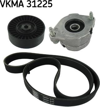 SKF VKMA 31225 - V-Ribbed Belt Set parts5.com