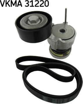 SKF VKMA 31220 - Kanallı V kayışı seti parts5.com