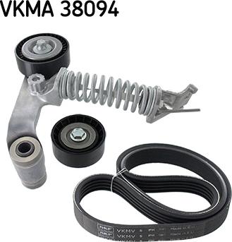 SKF VKMA 38094 - Set curea transmisie cu caneluri parts5.com