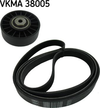 SKF VKMA 38005 - Jeu de courroies trapézoïdales à nervures parts5.com