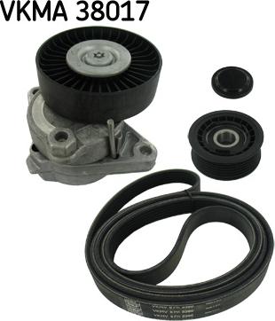 SKF VKMA 38017 - Поликлиновый ременный комплект parts5.com