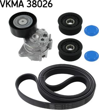 SKF VKMA 38026 - Set curea transmisie cu caneluri parts5.com