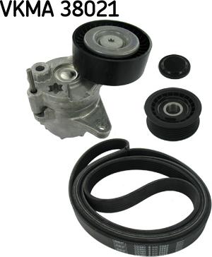 SKF VKMA 38021 - Set curea transmisie cu caneluri parts5.com