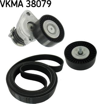 SKF VKMA 38079 - Jeu de courroies trapézoïdales à nervures parts5.com