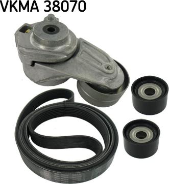 SKF VKMA 38070 - Keilrippenriemensatz parts5.com