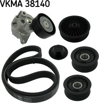 SKF VKMA 38140 - Поликлиновый ременный комплект parts5.com