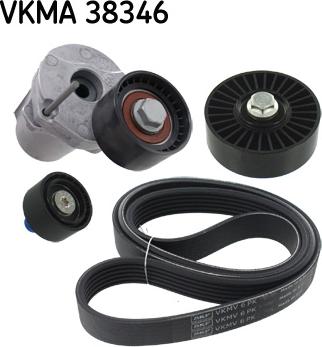 SKF VKMA 38346 - Set curea transmisie cu caneluri parts5.com