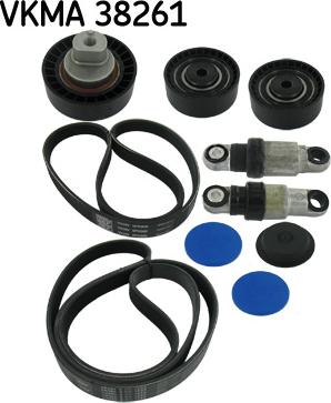 SKF VKMA 38261 - Set curea transmisie cu caneluri parts5.com