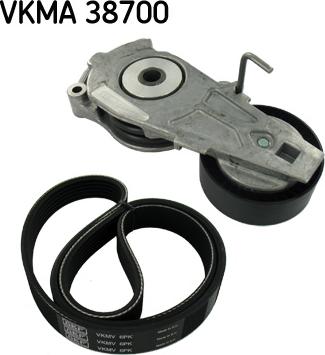 SKF VKMA 38700 - Set curea transmisie cu caneluri parts5.com