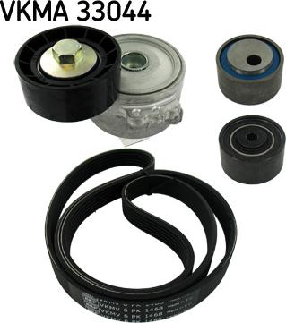 SKF VKMA 33044 - Garnitura klinastog rebrastog kaiša parts5.com