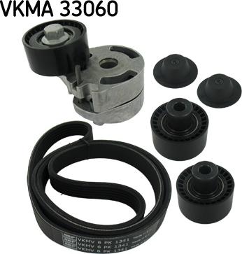 SKF VKMA 33060 - Set curea transmisie cu caneluri parts5.com