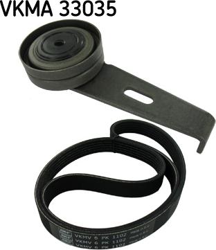 SKF VKMA 33035 - Комплект пистов ремък parts5.com