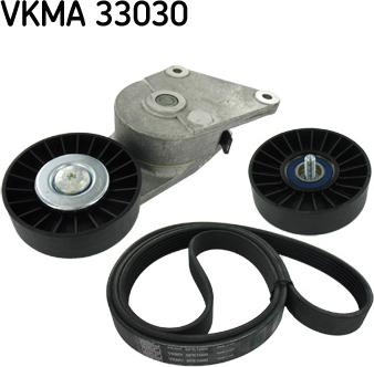 SKF VKMA 33030 - Ozubený klinový remeň - Sada parts5.com