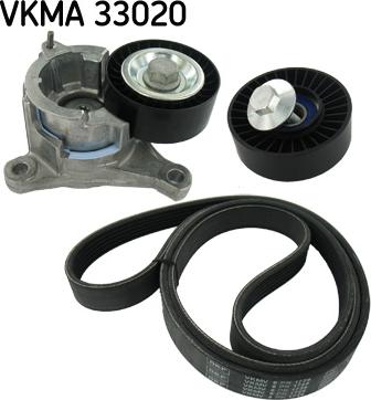 SKF VKMA 33020 - Hosszbordás szíj készlet parts5.com