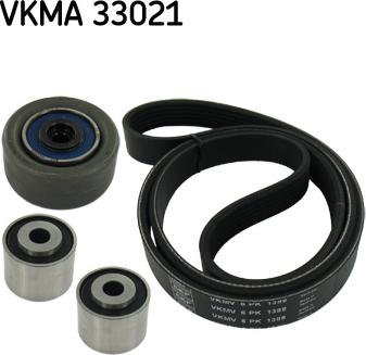 SKF VKMA 33021 - Garnitura klinastog rebrastog kaiša parts5.com