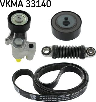 SKF VKMA 33140 - Комплект пистов ремък parts5.com