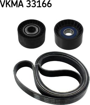 SKF VKMA 33166 - Комплект пистов ремък parts5.com