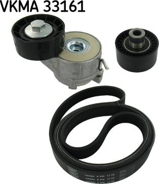 SKF VKMA 33161 - Set curea transmisie cu caneluri parts5.com