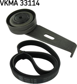 SKF VKMA 33114 - Jeu de courroies trapézoïdales à nervures parts5.com