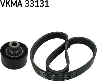 SKF VKMA 33131 - Jeu de courroies trapézoïdales à nervures parts5.com