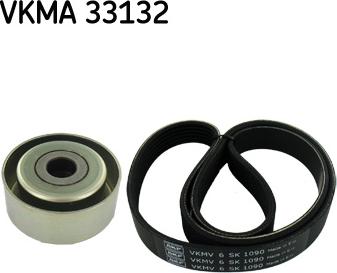 SKF VKMA 33132 - V-Ribbed Belt Set parts5.com