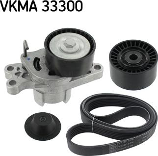 SKF VKMA 33300 - Set curea transmisie cu caneluri parts5.com