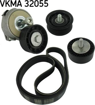 SKF VKMA 32055 - Jeu de courroies trapézoïdales à nervures parts5.com