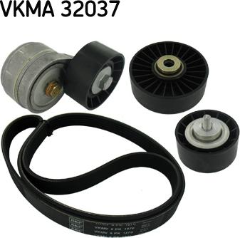 SKF VKMA 32037 - Komplet rebrastega jermena parts5.com