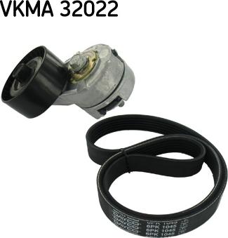 SKF VKMA 32022 - Поликлиновый ременный комплект parts5.com