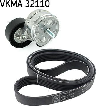 SKF VKMA 32110 - V-Ribbed Belt Set parts5.com